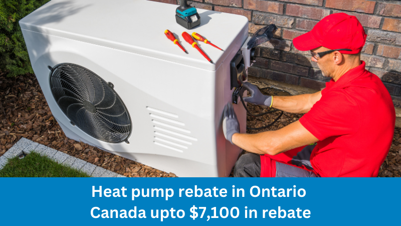 Heat pump rebate in Ontario
